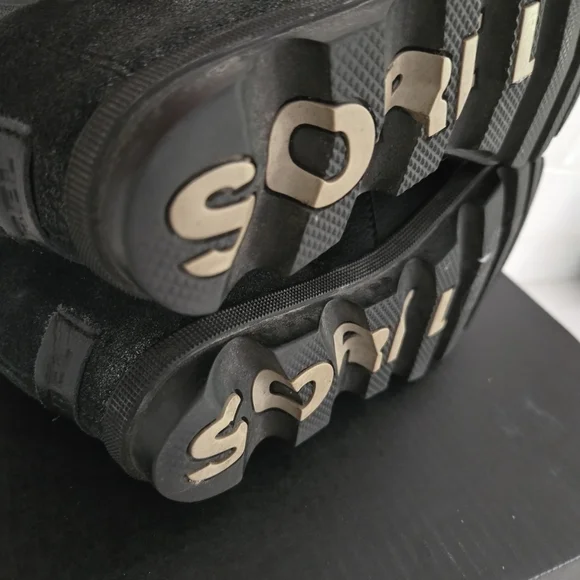 Sorel Joan of Arctic Leather Waterproof Wedge Ankle Boot Size Youth 5/Womens 6 - Picture 8 of 9